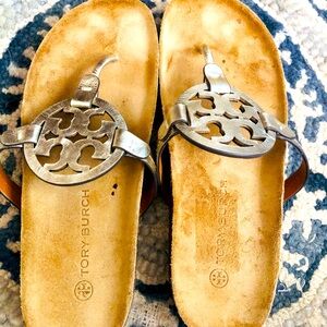 Tory Burch metallic sandals size 9